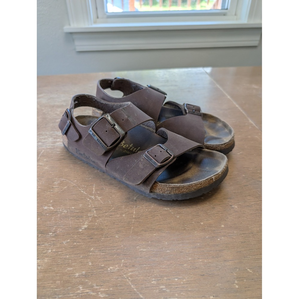 Betula by Birkenstock milano Brown Sandals Size 38 L7 M5 double strap